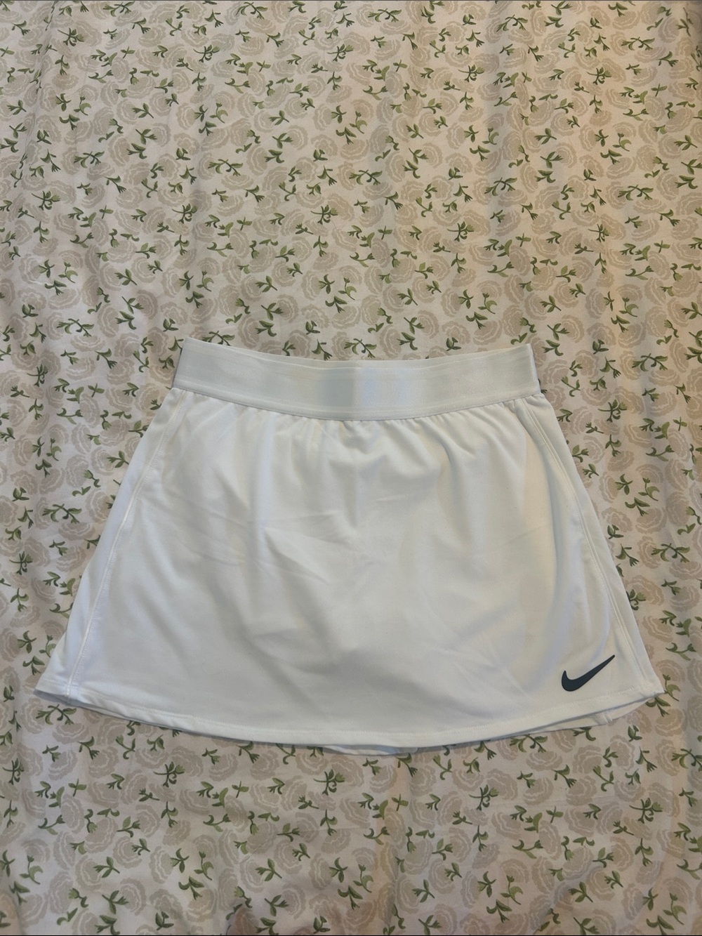 Nike White Skirt with Black Swoosh